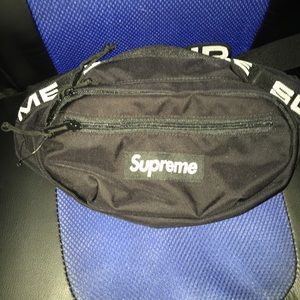 Supreme waist bag ss18 black